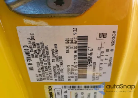 2015 Ford Mustang из США, поврежденный, VIN 1FATP8EM2F5397537